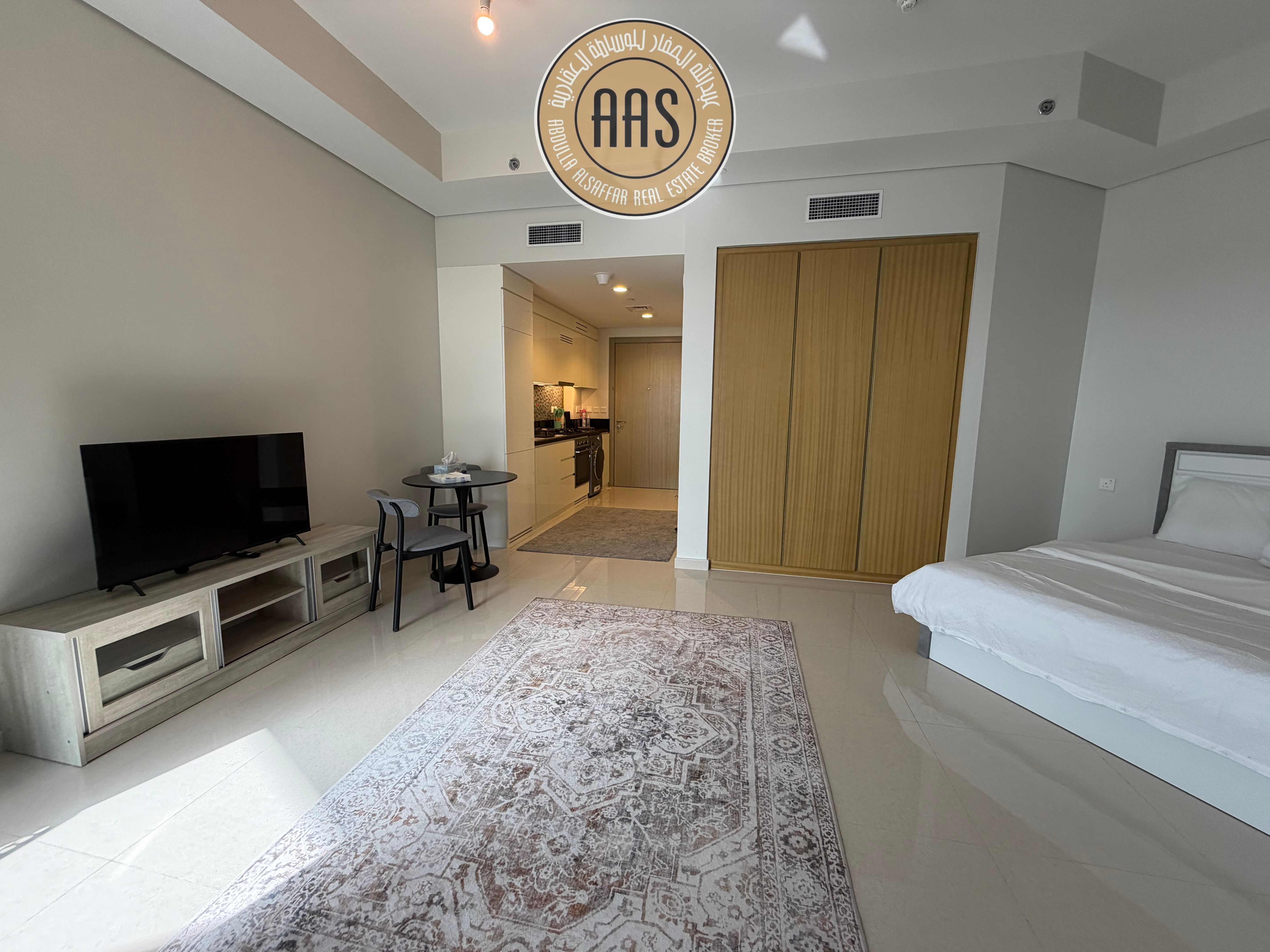 Fully furnished studio for rent only 80k in 4chqs payment