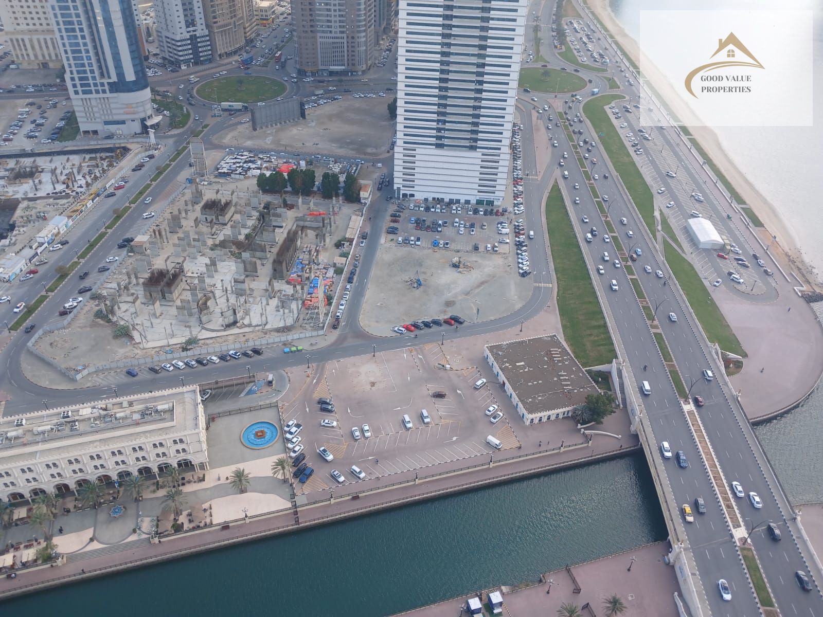 BRAND NEW 2BHK JUST 60K GYM SWIMMING POOL PARKING FREE NEAR QASBAH CANAL
