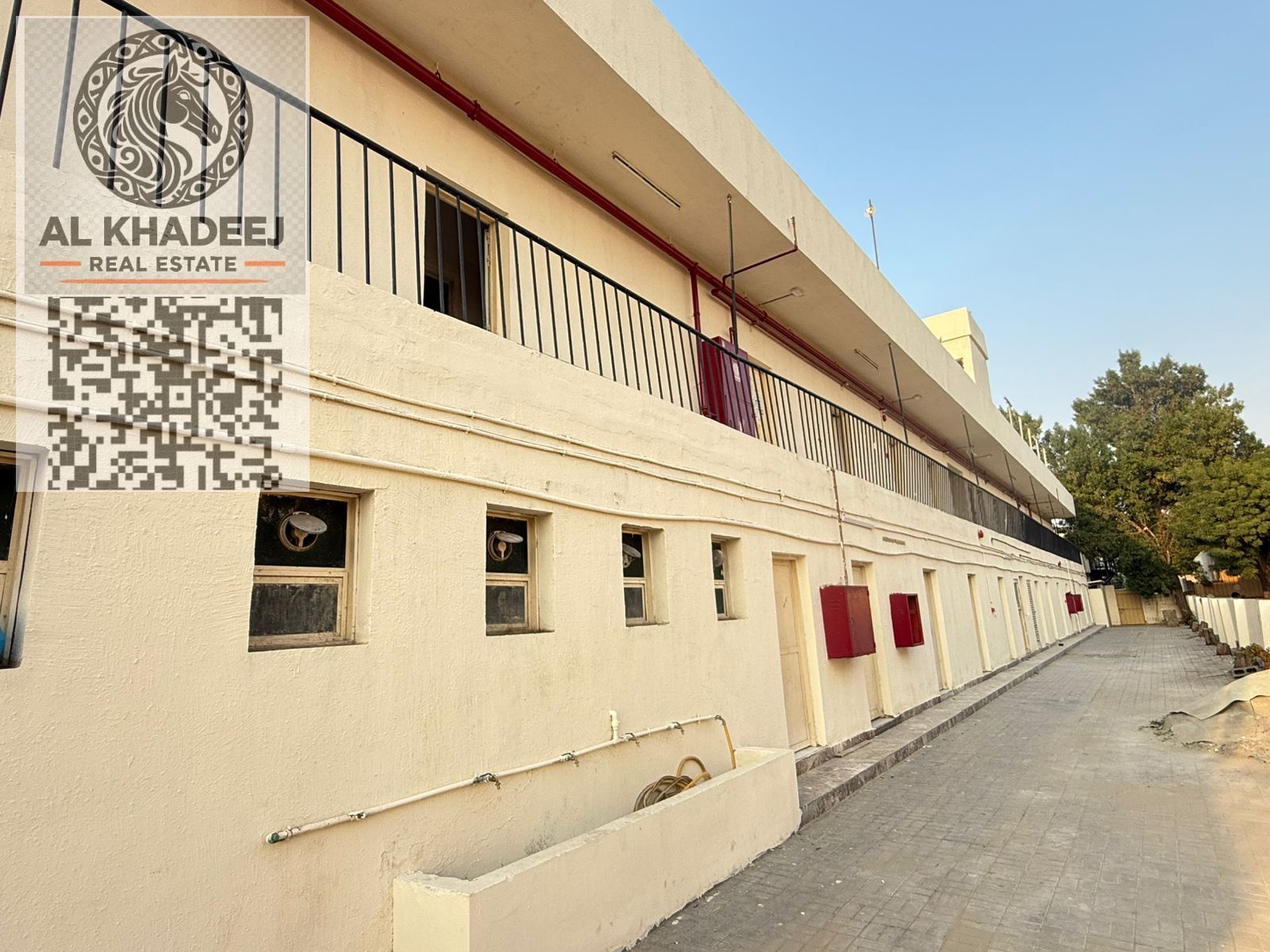 Workers' accommodation consisting of 11 rooms, including bills and air conditioning, but without internet, in Al-Jarf Industrial Area 2