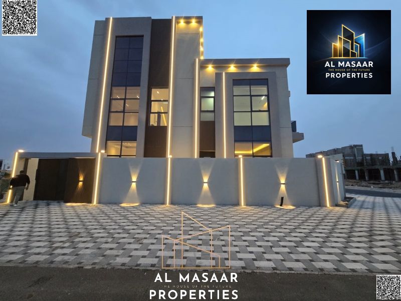 Corner villa with minimal down payment, behind services, close to the mosque, freehold ownership for all nationalities.