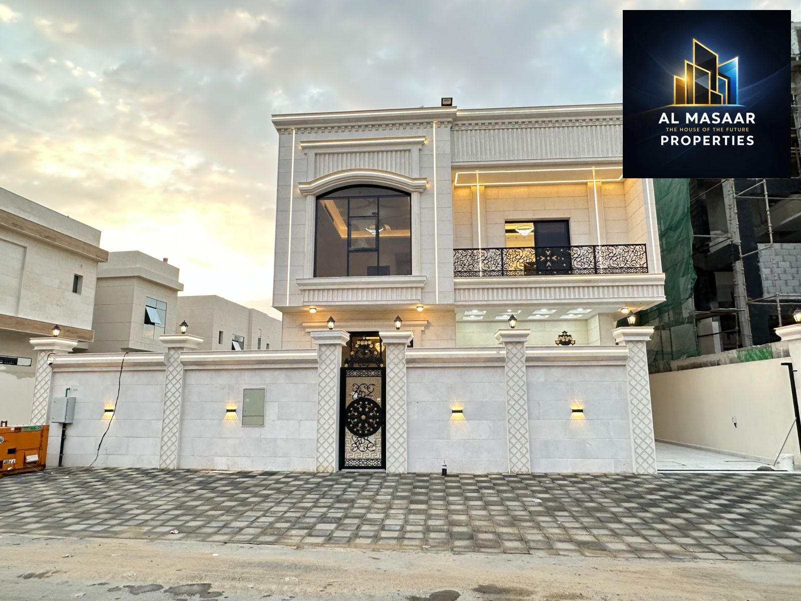 Special price for cash purchase: Classic villa with pool, including registration fees, electricity, and air conditioning.