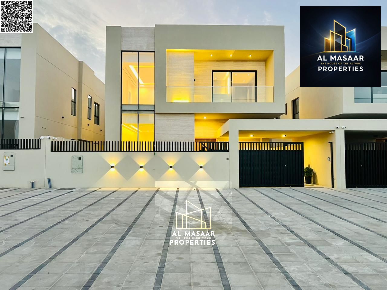 For sale, a luxuriously finished villa close to Sheikh Mohammed bin Zayed Road - freehold for all nationalities for life - with the possibility of eas