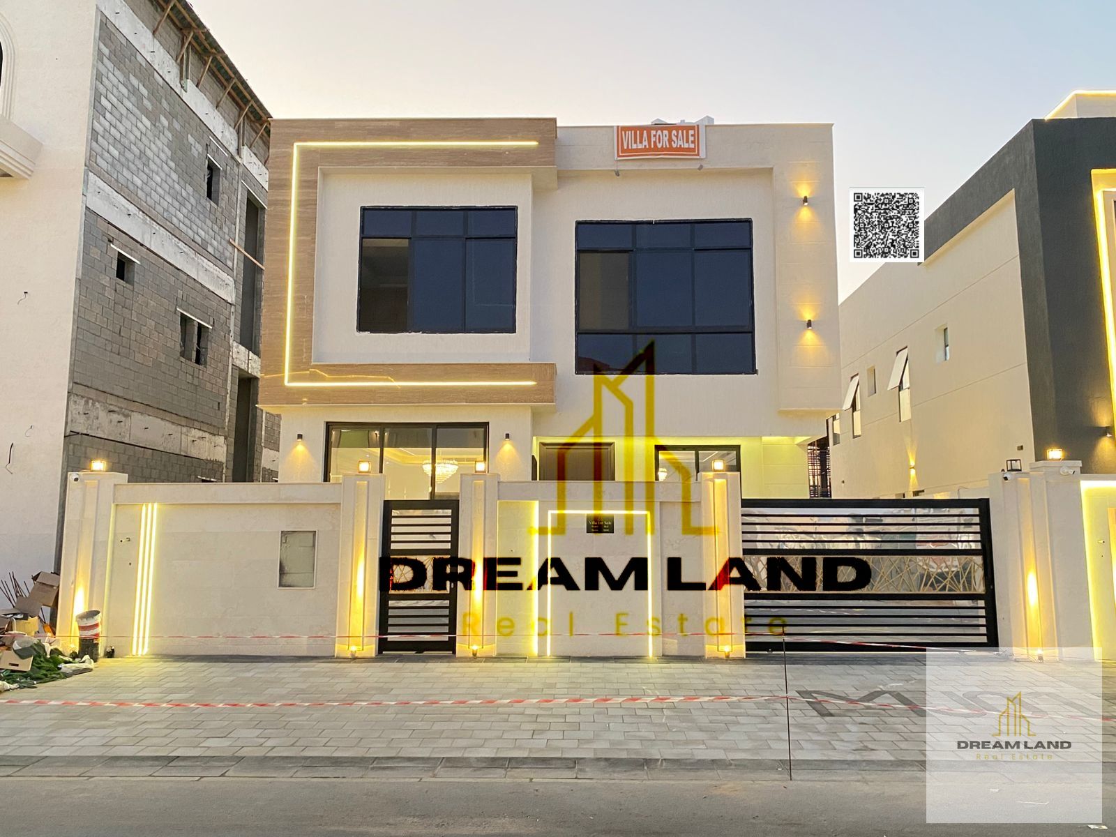 Including registration fees, Amazing huge villa consists of 6 master bedrooms with built in wardrobes and rooftop, now for sale in a good price