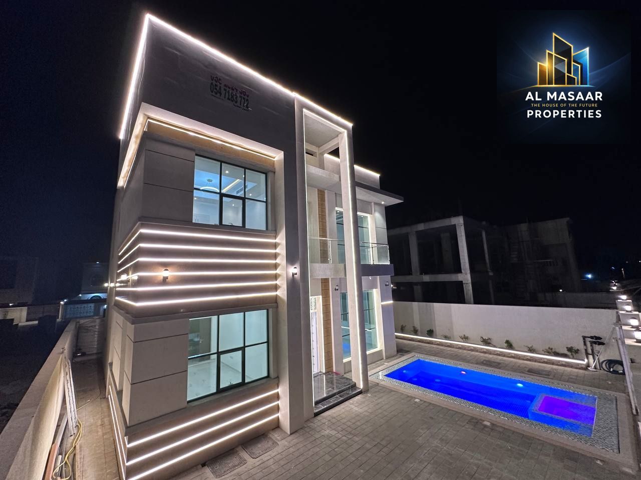 Special price for cash purchase: Classic villa with swimming pool, including electricity, water, and air conditioning.