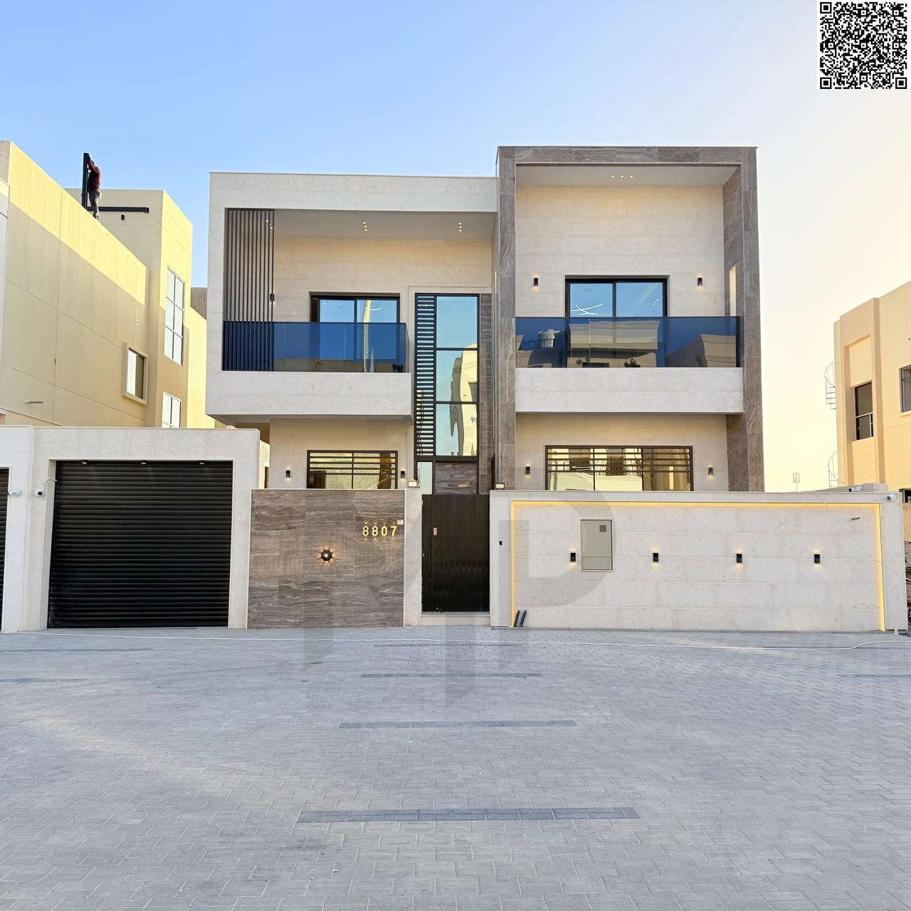 Luxury villa with hotel finishes in Al Zahia | 5 master bedrooms + maid's room | 30 meter setback | Freehold ownership for all nationalities |