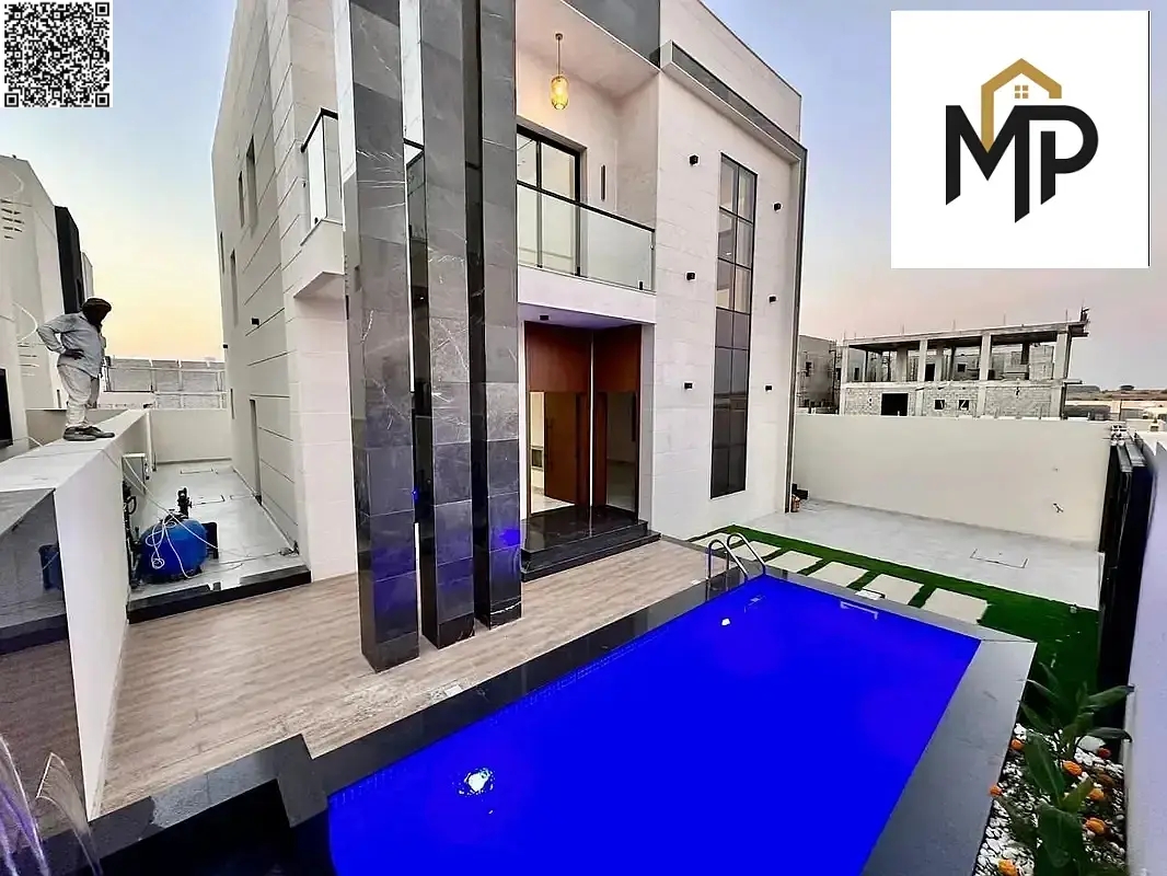 For sale: Luxury two-story villa with swimming pool in Al Bahia – 4 master bedrooms with dressing rooms