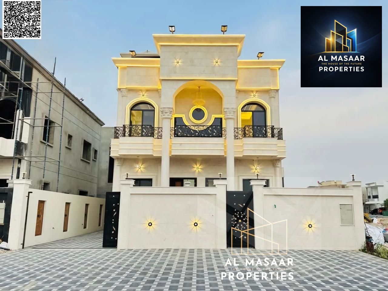 A unique opportunity at an attractive price and without annual fees. Own a villa for sale in Ajman. First resident, freehold, super deluxe finishing,