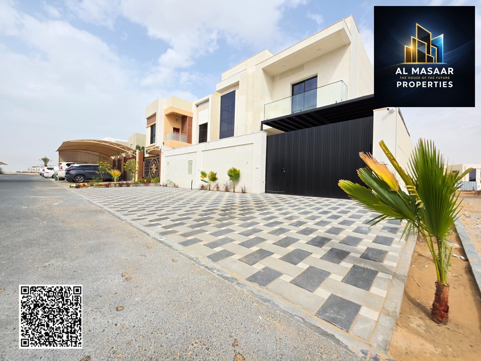 Villa for sale directly from the owner, freehold, open to all nationalities, central air conditioning, excellent location, bargain price with bank fin