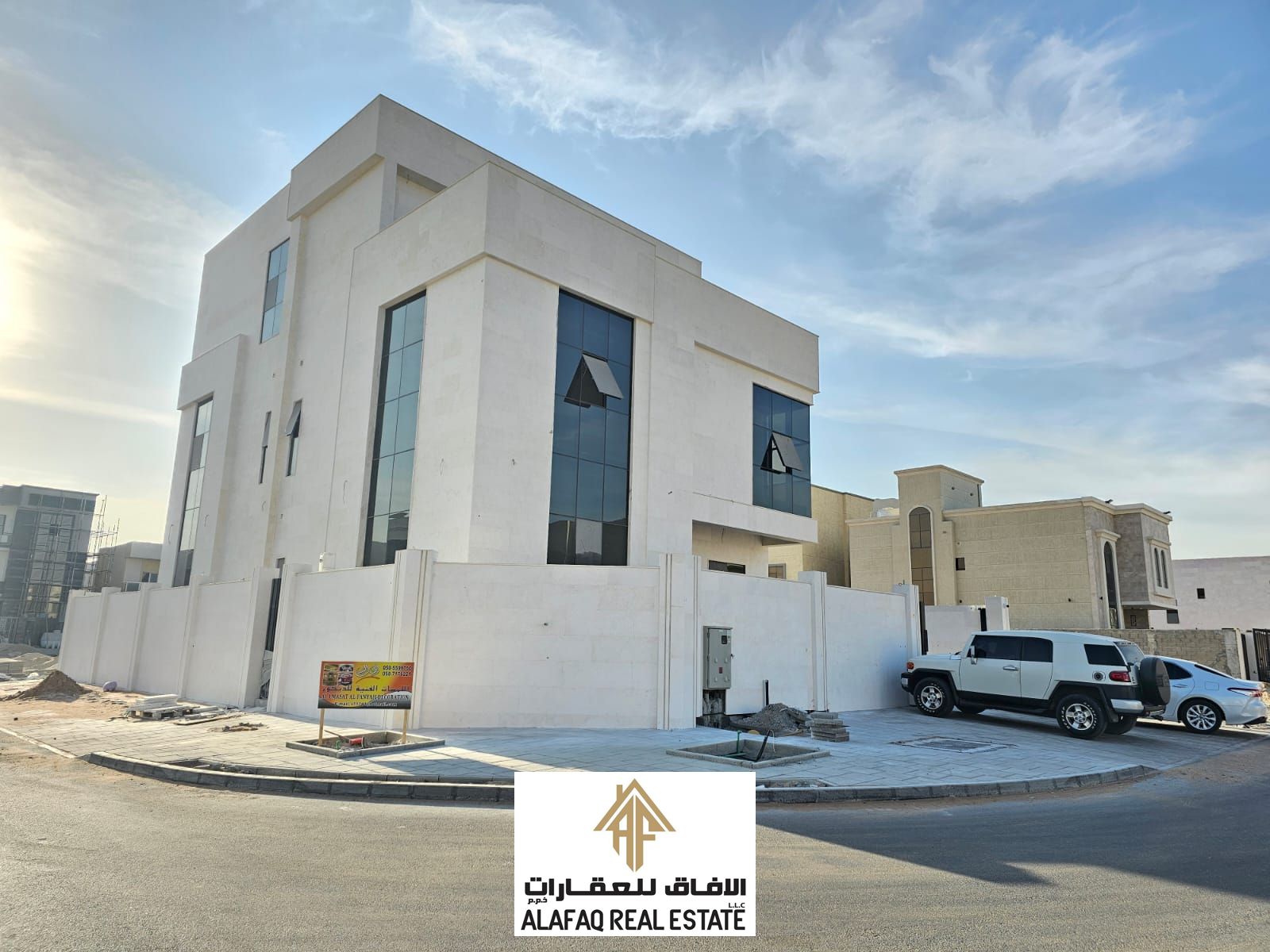 Corner of Two Streets | New Villa | Distinctive Finishes | Large Setback Three Floors