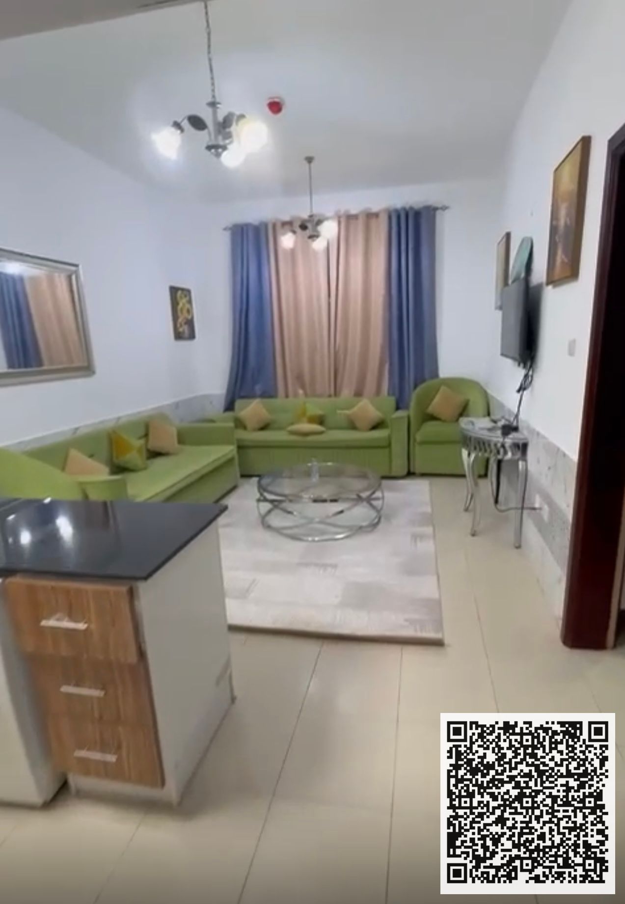 For Sale – Fully Furnished 1BHK Apartment with Parking in City Tower, Ajman