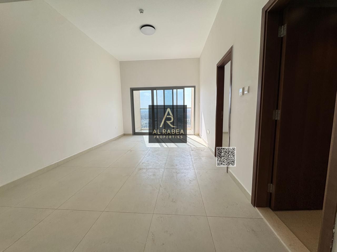 One bedroom and living room, Garden Residence model, garden 2 balconies