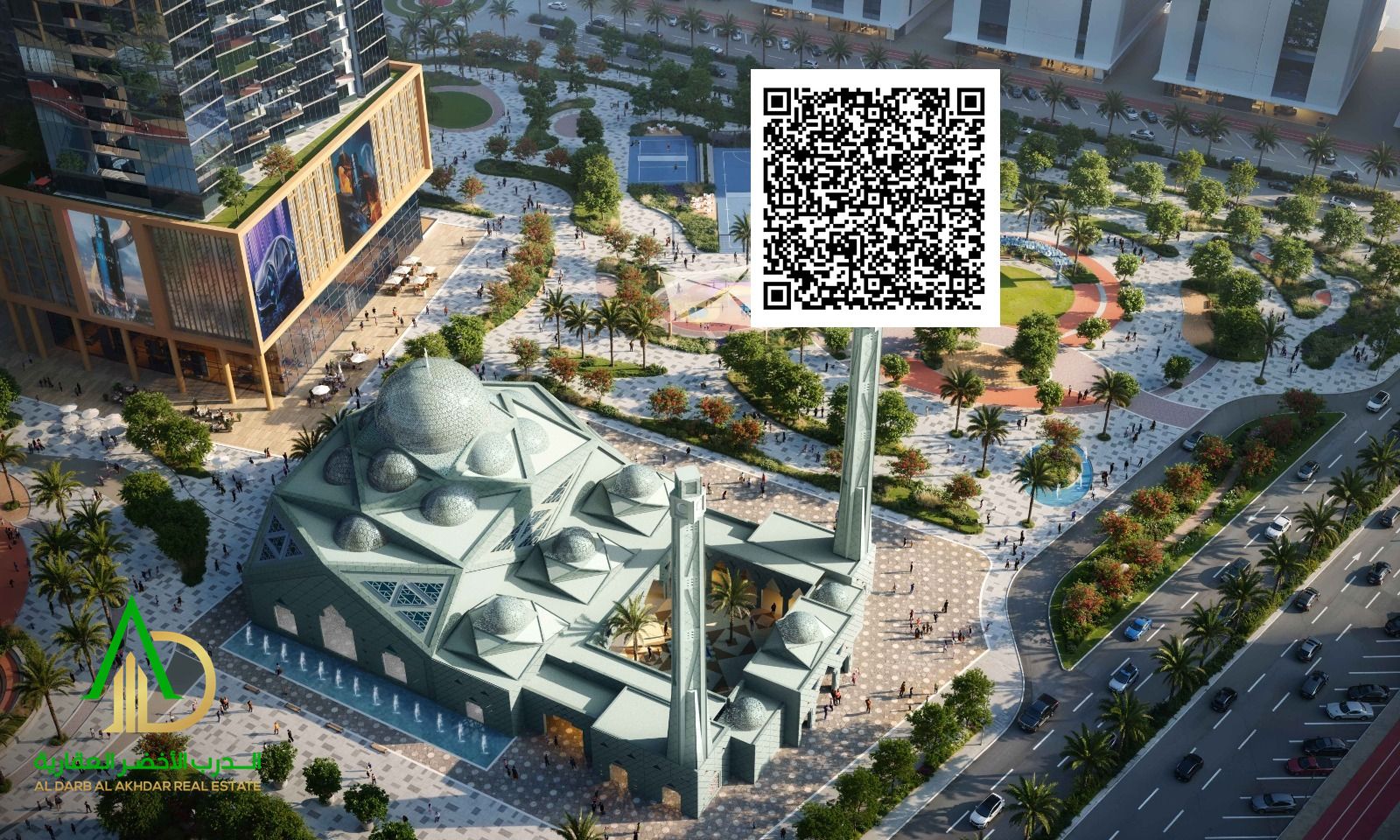 Own a luxury 2BR hall apartment with stunning views in Tiger Downtown Ajman– Orchid Tower C2, featuring elegant modern finishes and a flexible payment