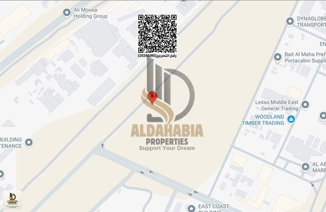Industrial land for sale in the Emirate of Ajman located in Al Jurf Industrial Area 2