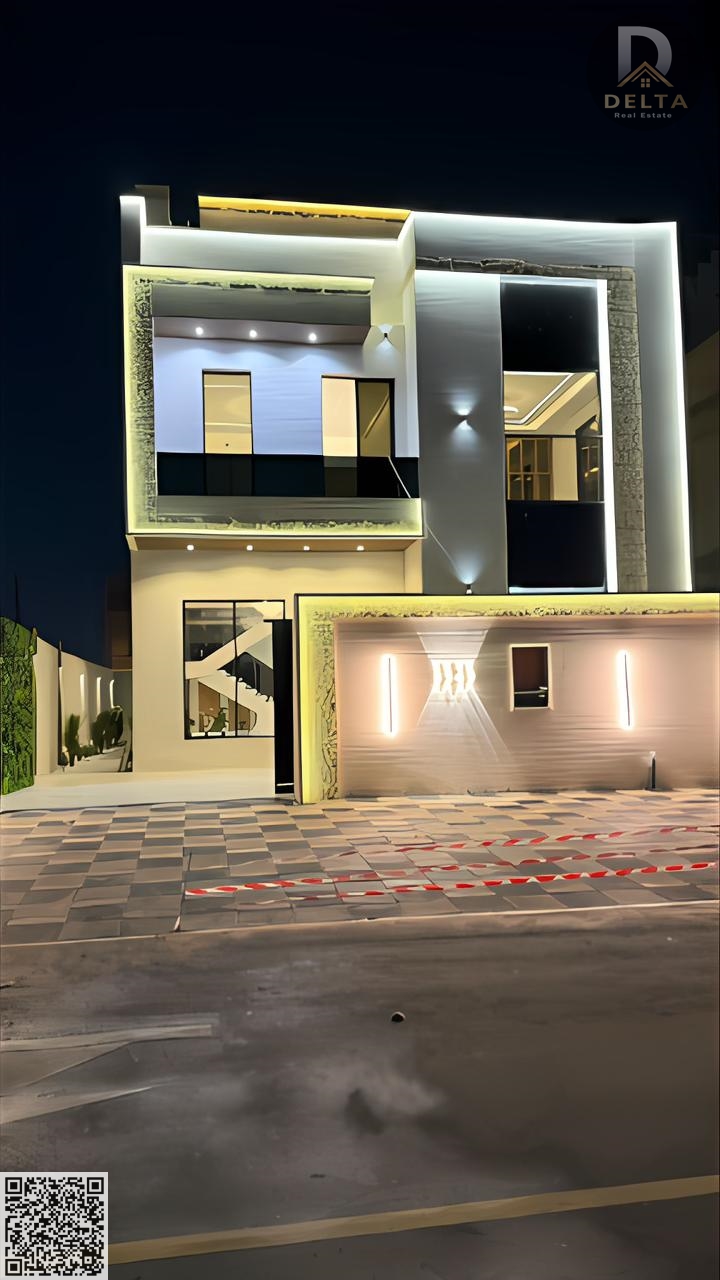 For sale: A modern European-style villa in the Al Zahia area. The price includes registration and ownership fees, with bank financing or cash availabl