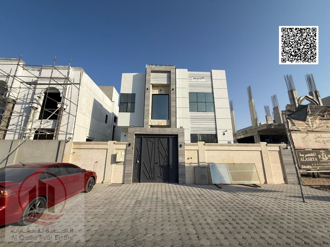 For sale, a villa in Ajman Al Zahia, 5 master rooms, a Majles room, a hall, and a maid’s room, freehold for all nationalities, Installment with out do