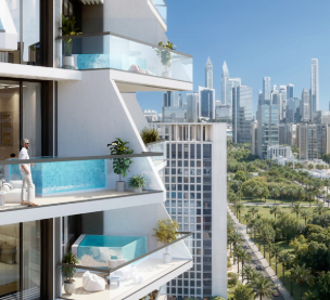 Best-Priced 2BR on Main Road | Partial Burj Khalifa View | 1,260 Sq. ft | Binghatti Ivory