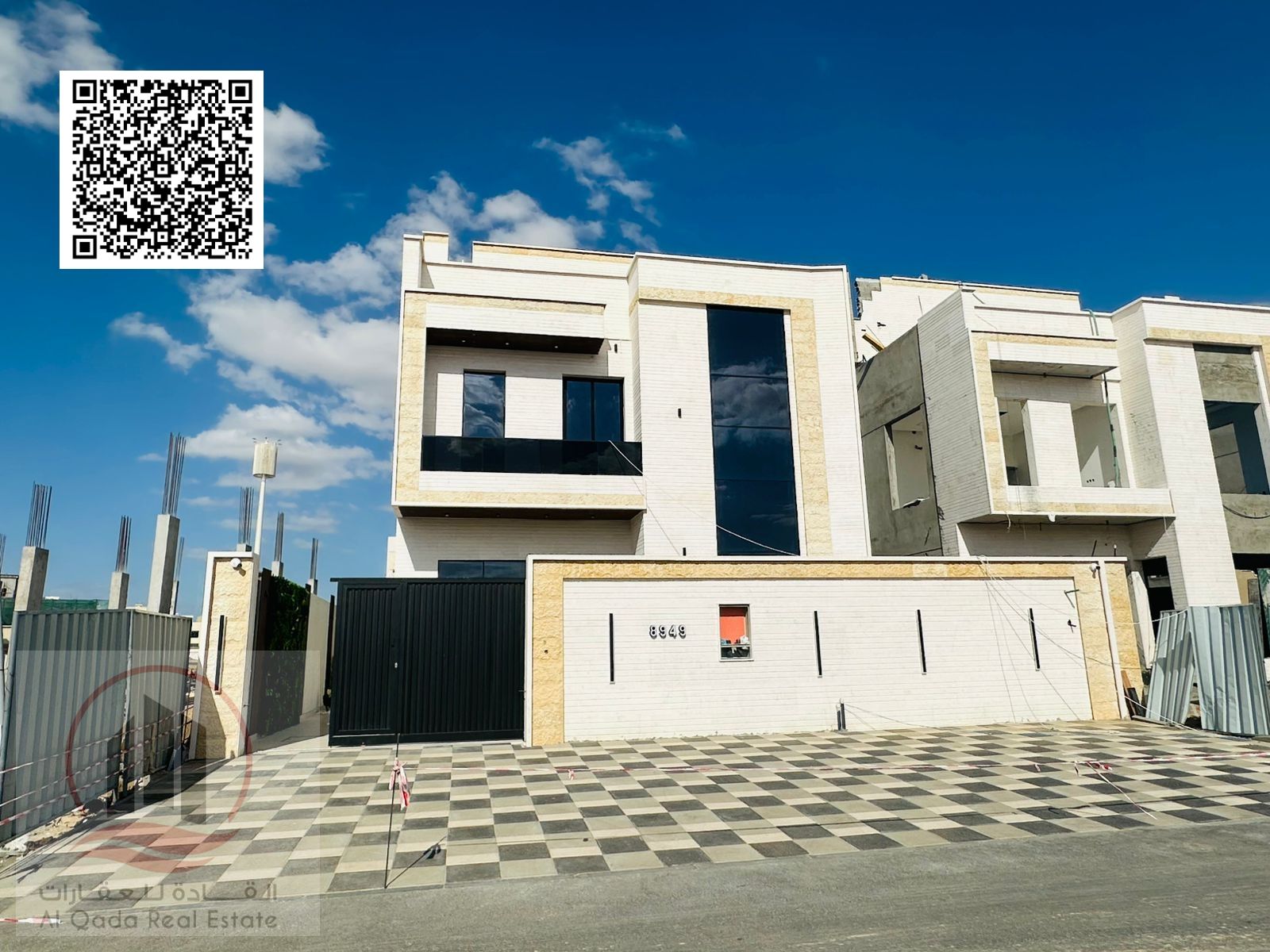 For sale, a villa in Ajman Al Zahia, 5 master rooms, a Majles room, a hall, and a maid’s room, freehold for all nationalities, Installment with out do