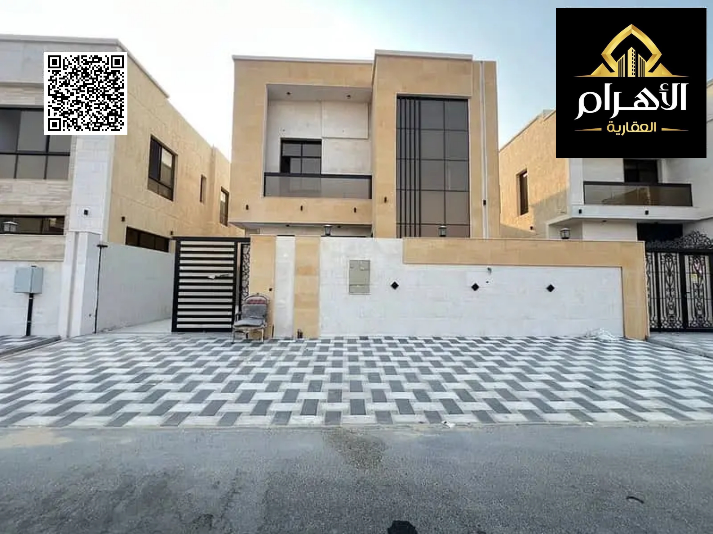 A villa for sale at a price that includes electricity and water, and it is negotiable to suit your budget and housing needs.
