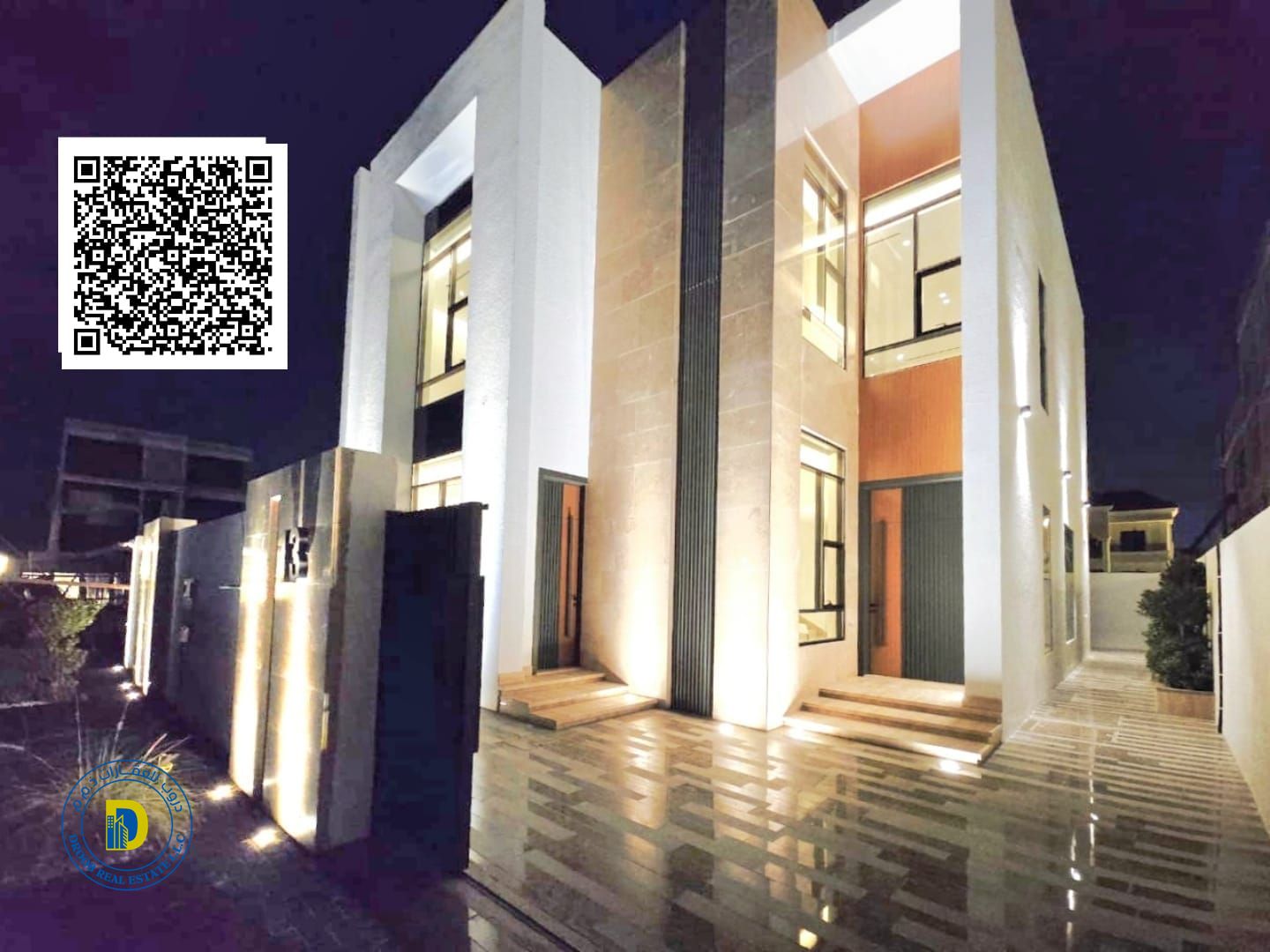 Freehold luxury villa with 4 bedrooms and a roof terrace, Al-Haliyo 2, including registration fees