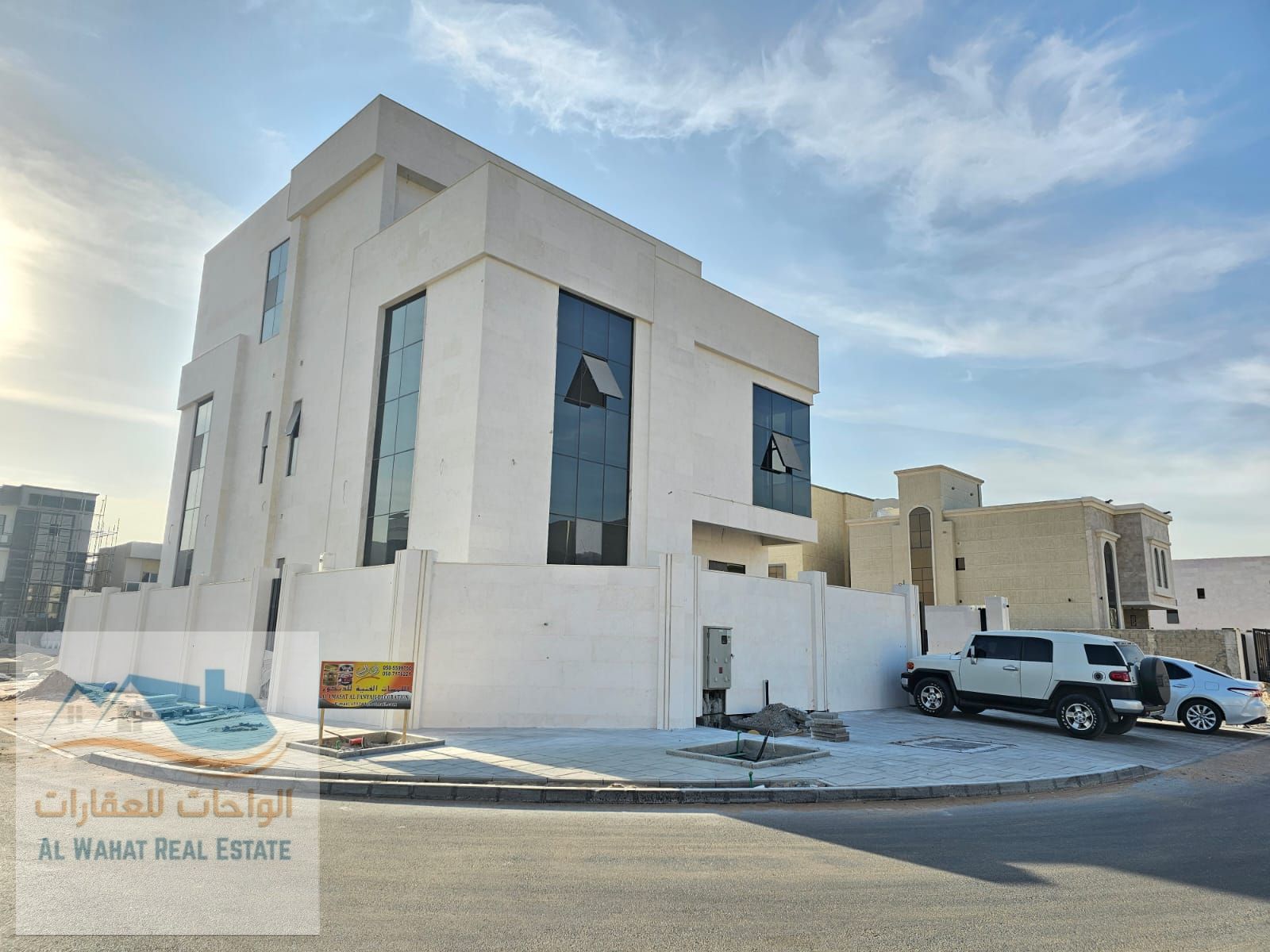 Luxury Villa for Sale – Al Zahia | Ajman Privately Built | A brand new villa with an elegant design and high-quality finishes, located on a corne