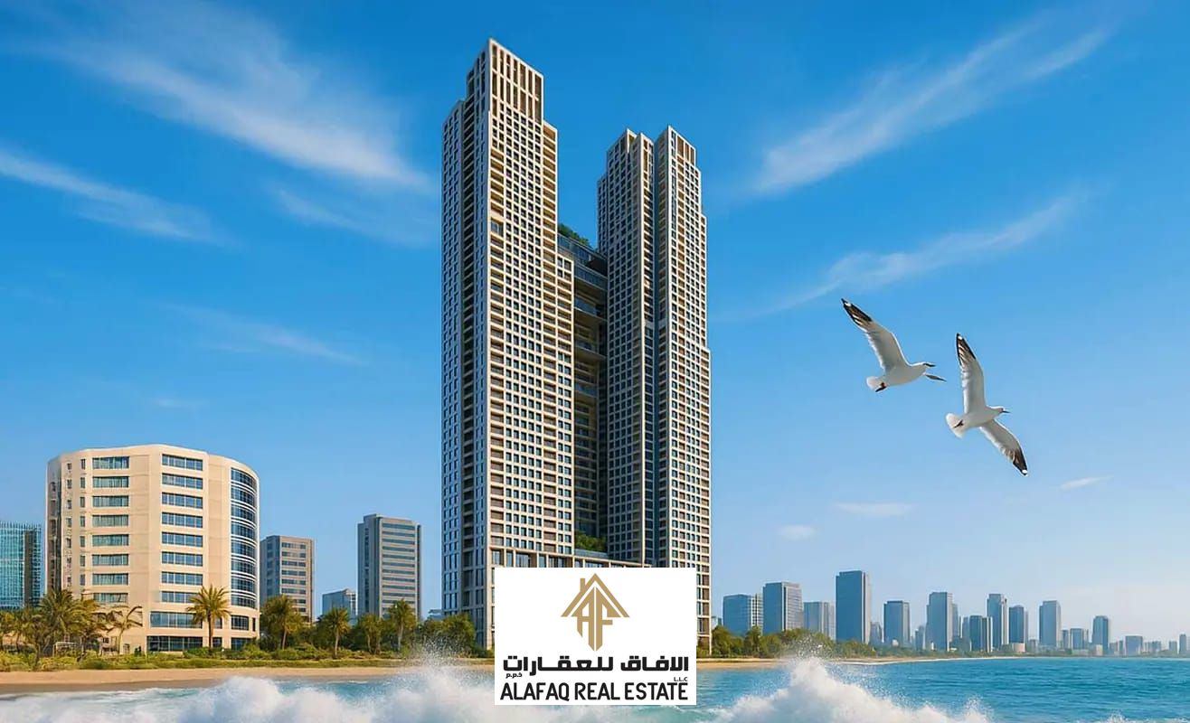 Own an apartment with a full sea view on Ajman Corniche with easy installments - only 0.8 per month