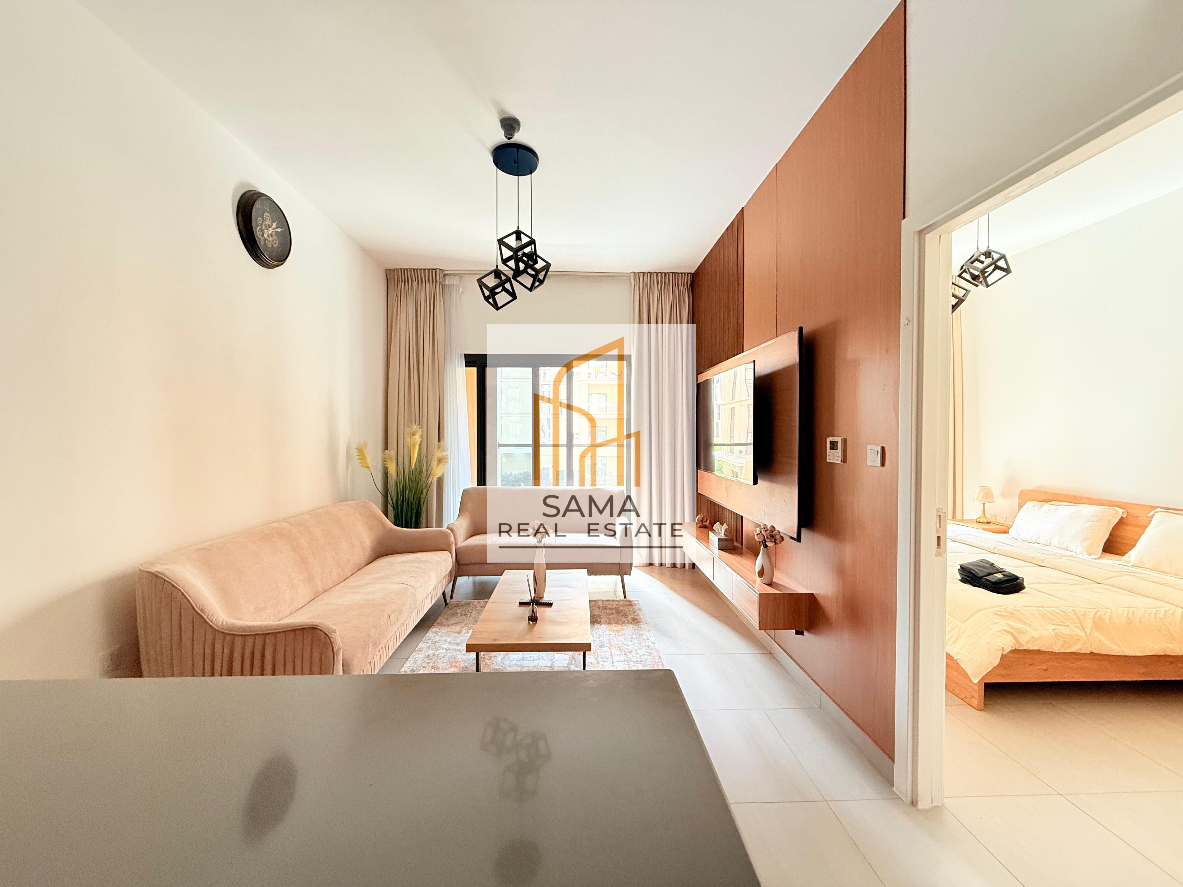 Spacious Fully Furnished 1bhk || With Balcony +Gym pool parking || For Rent In Al Mamsha ||