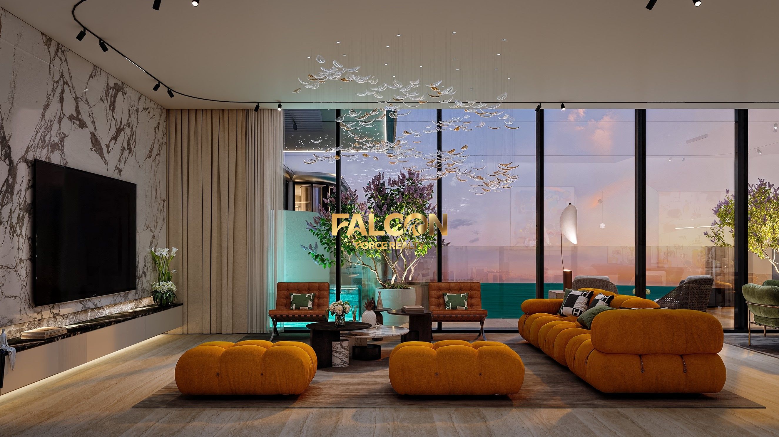 Sea View | Penthouse l Rolls Royce, Riva Boat & Golf Cart Privileges