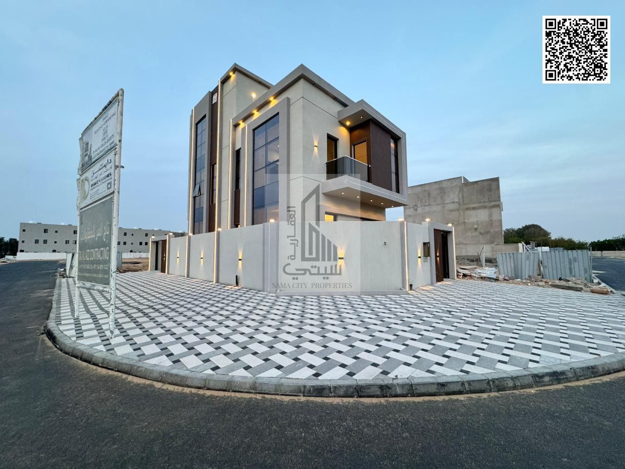 Corner townhouse with a roof at a price including registration fees