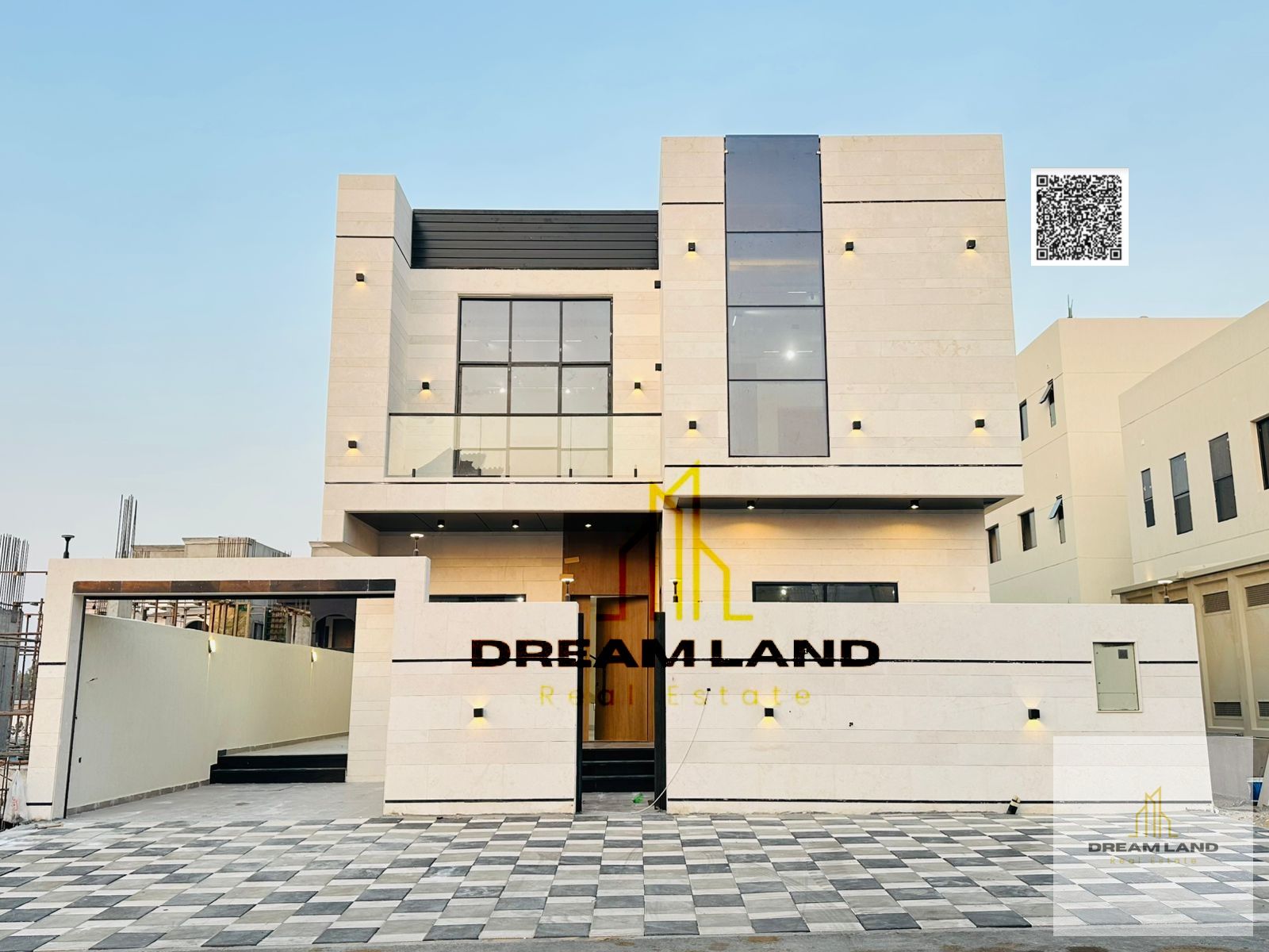 Including registration fees, Amazing villa consists of 5 master bedrooms with built in wardrobes and 2 reception halls, now for sale in a good price,