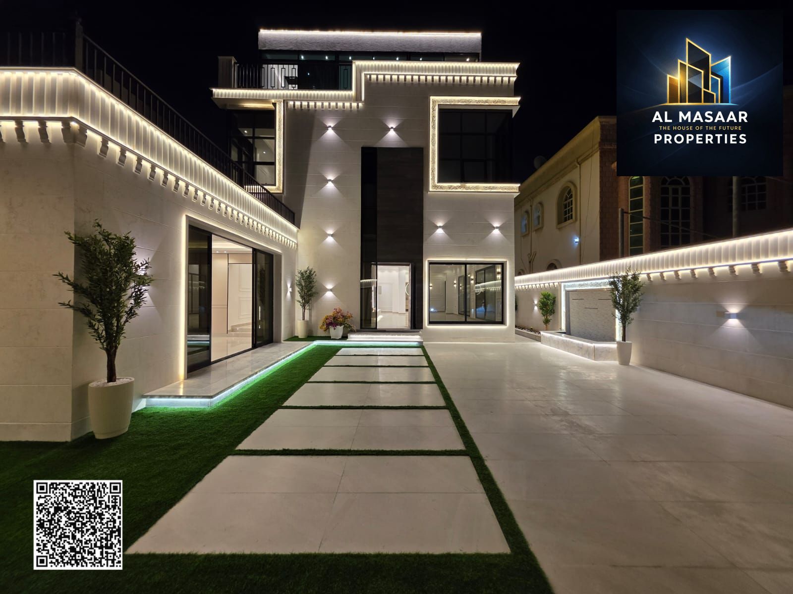 Own a villa with a personal finish, two floors, a roof, an external annex, and a garden, at a price that includes electricity, water, and air conditio