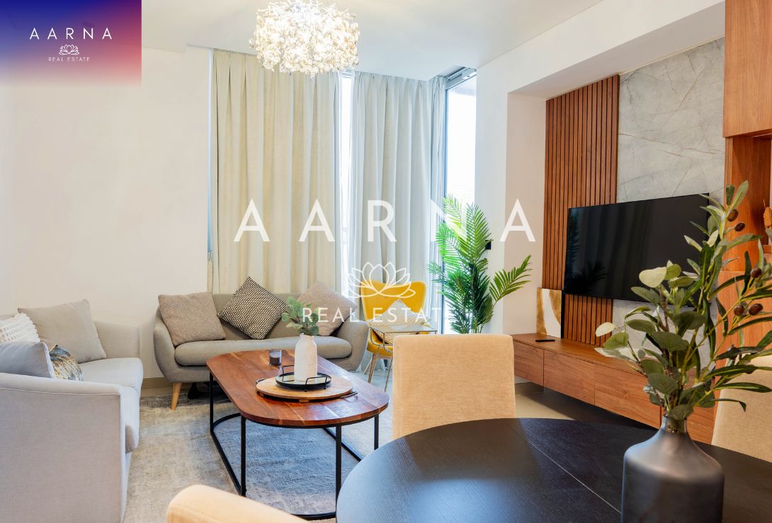 Fully Furnished | 2 Balconies | Burj View