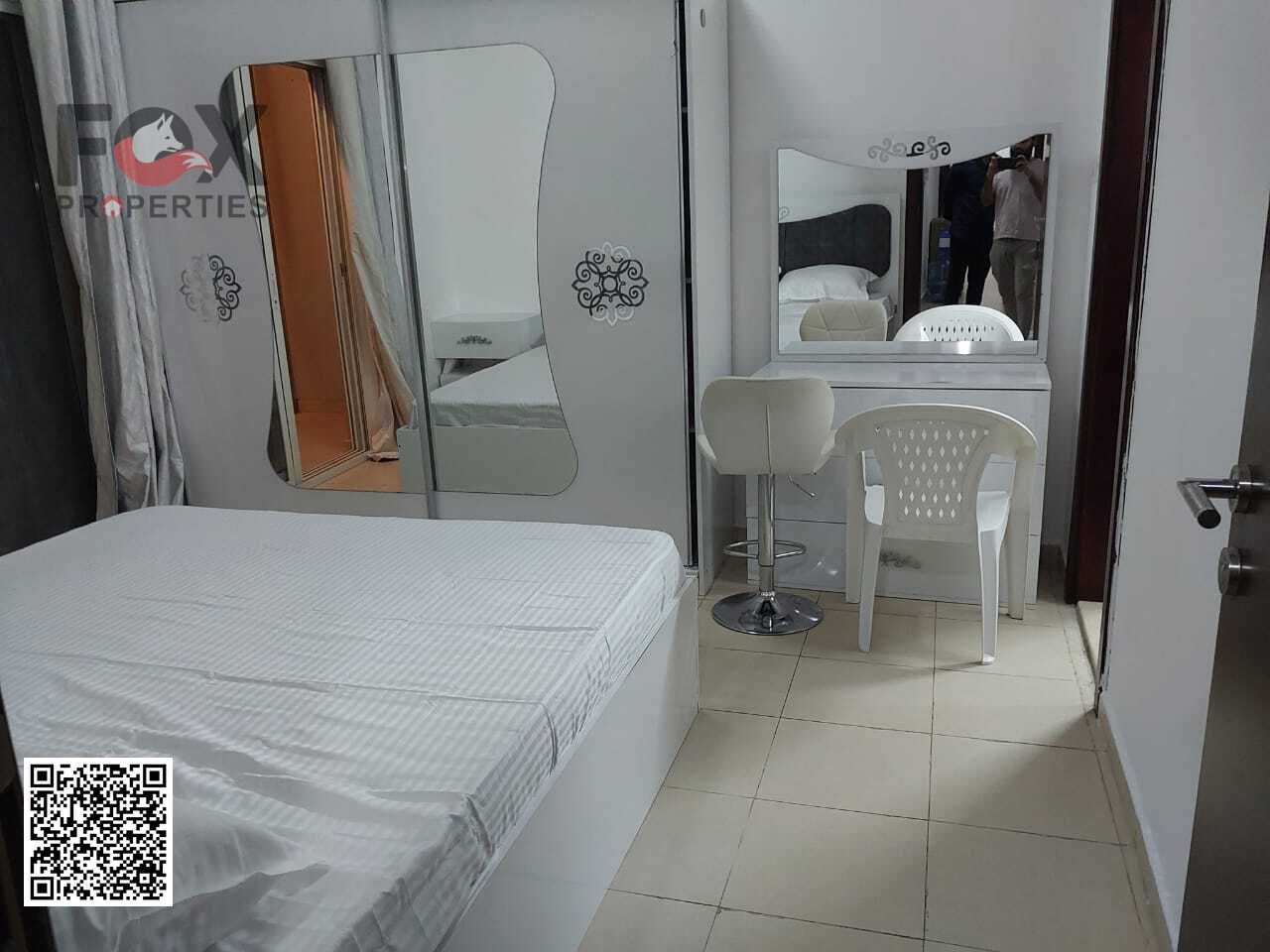 For annual rent in City Tower Ajman, two balconies, parking, closed kitchen, open view, easy access to Dubai