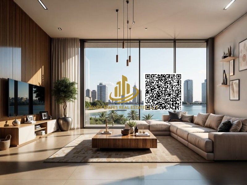 Enjoy luxury seafront living on Ajman Corniche with a 5% discount, flexible payment plan, freehold ownership, and delivery in 11-11-2028