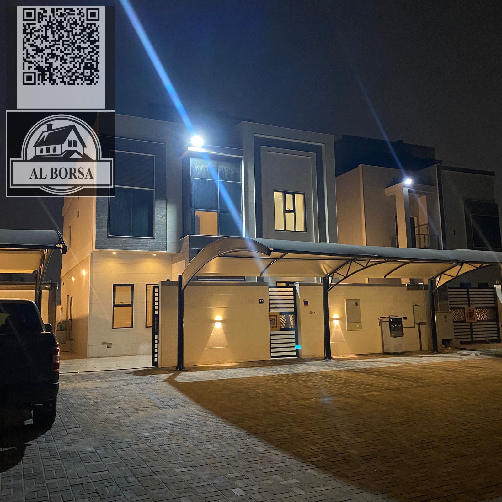 Villa for sale in Al Zahia, 6 master bedrooms, majlis, living room, roof terrace and maid's room, including utilities, 1.85 million