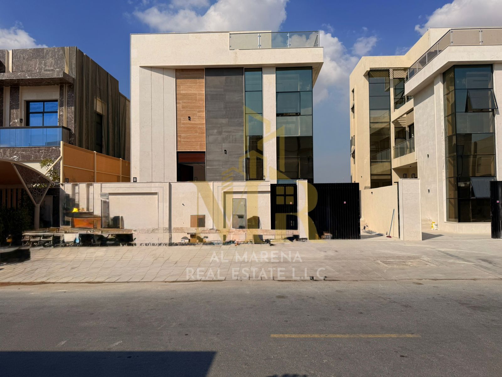 Modern villa in Al Yasmin, Al Maidan, with a private pool, rooftop terrace, 7 master bedrooms, custom finishes, and freehold ownership for all nationa