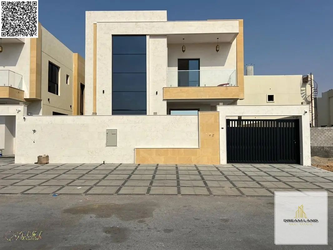 For sale, a villa with luxurious finishes, near the mosque and all services, one of the most luxurious villas in Ajman. Super deluxe construction and