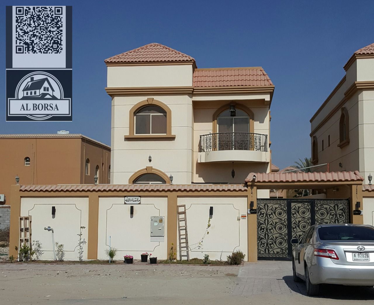 Villa for sale in Al Rawda 1, Ajman. 5 bedrooms, majlis, living room, and maid's room. AED 1.75 million