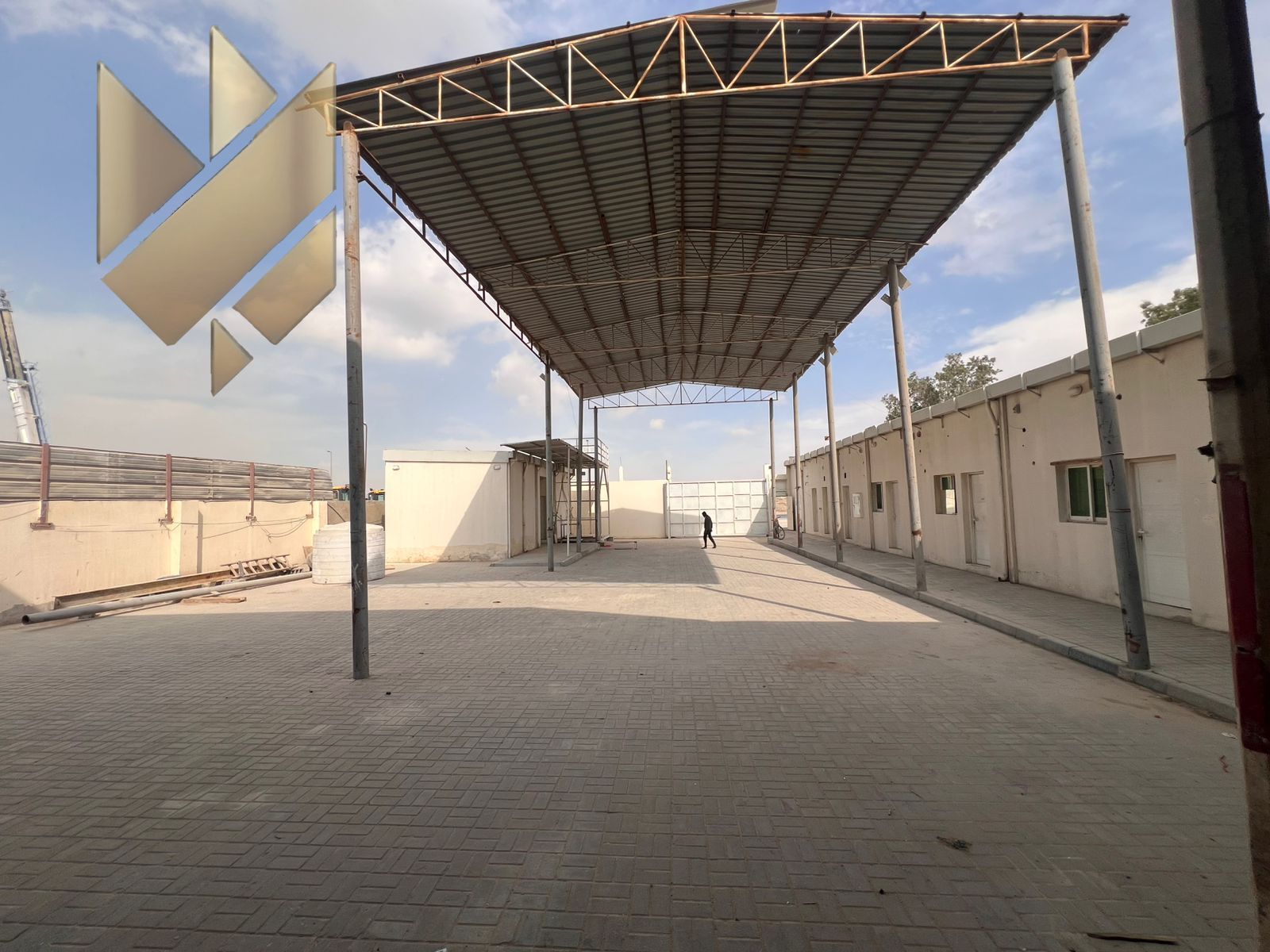 Factory for Rent in Al Sajaa | 20,000 Sq. Ft. | 73 kW Power | Flexible Payment | Plan Contains 7 Rooms | Bathroom Complex