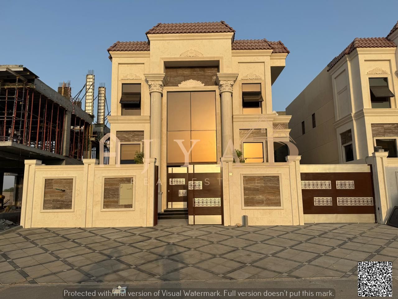 For Sale: Luxury Villa with Modern Stone Facade – Al Bahia, Ajman (Price Includes Registration Fees)