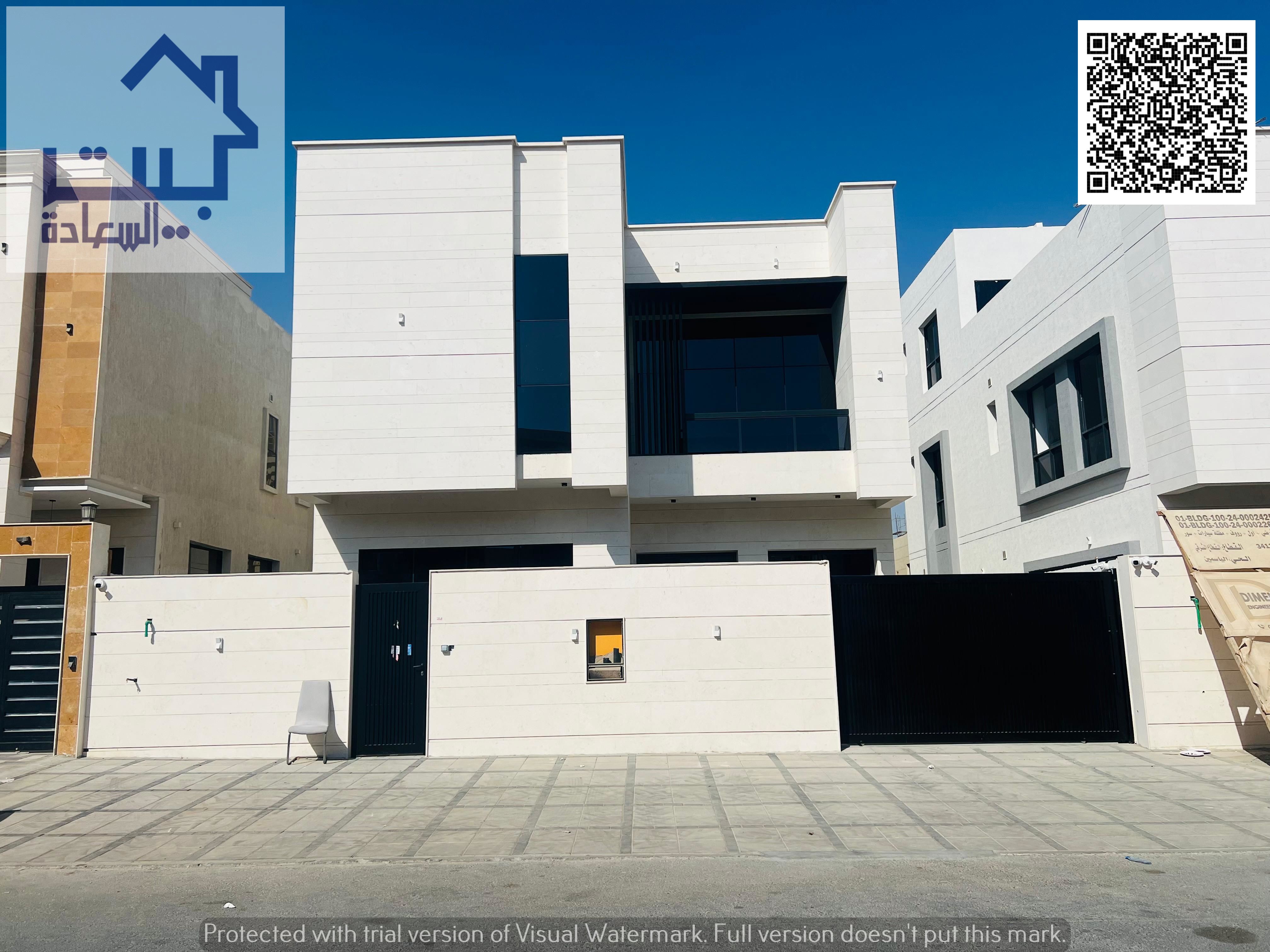 Your dream villa: two floors and a rooftop, fully stone-fronted with excellent finishes, at an attractive price next to Al Hamidiya Park, very close t