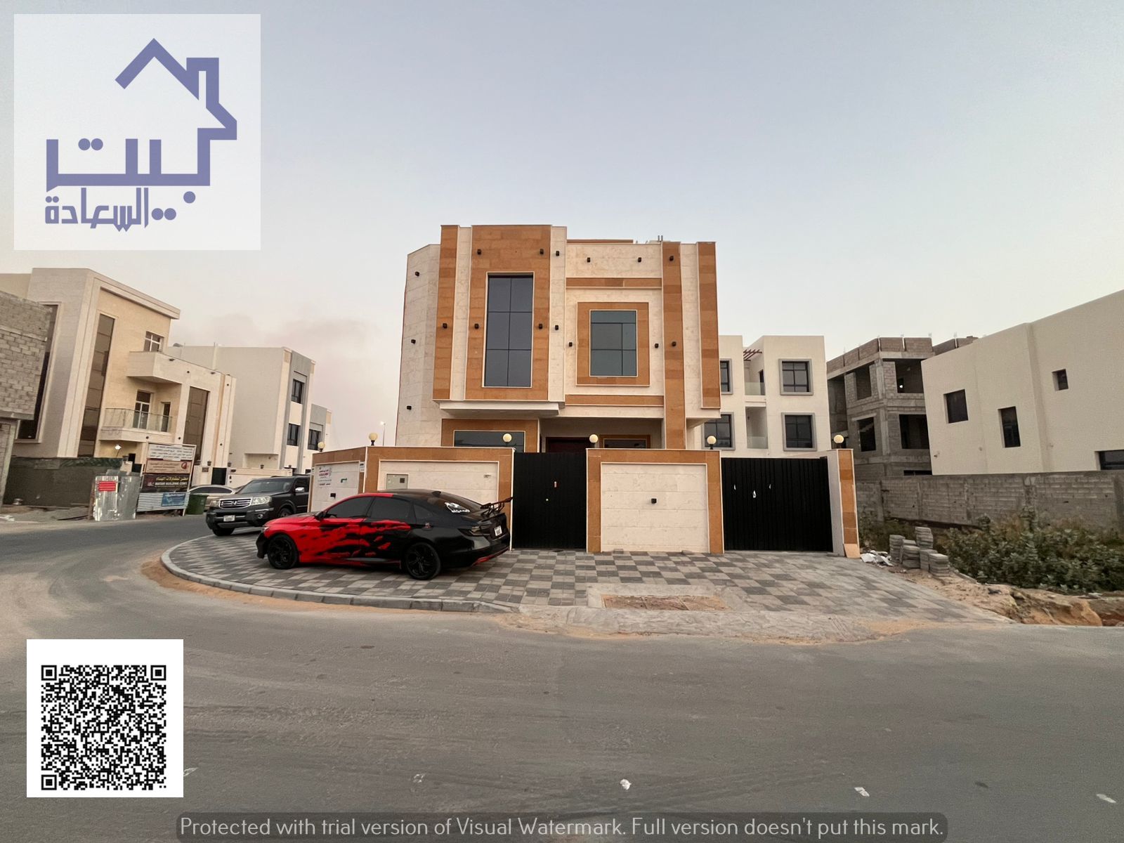 Villa for Rent in Al Zahiyah – Ajman | Corner Villa | Ground + First + Roof | Luxury Finishes