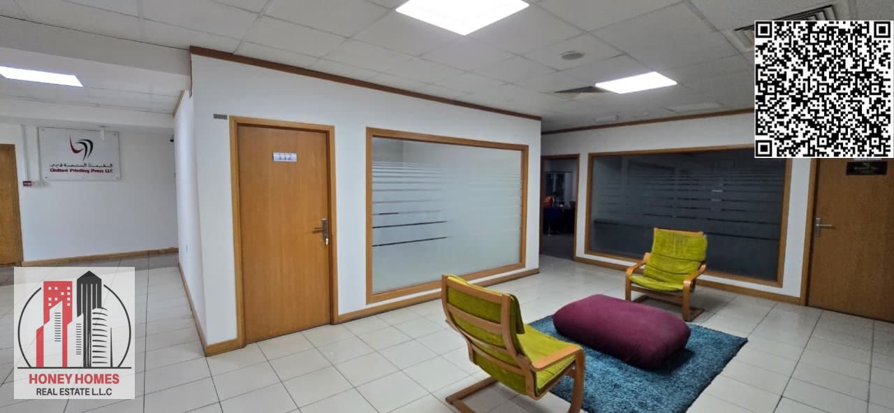 FURNISHED OFFICE IS AVAILABLE WITH ELECTRICITY AND WIFI IN AJMAN INDUSTRIAL AREA 2