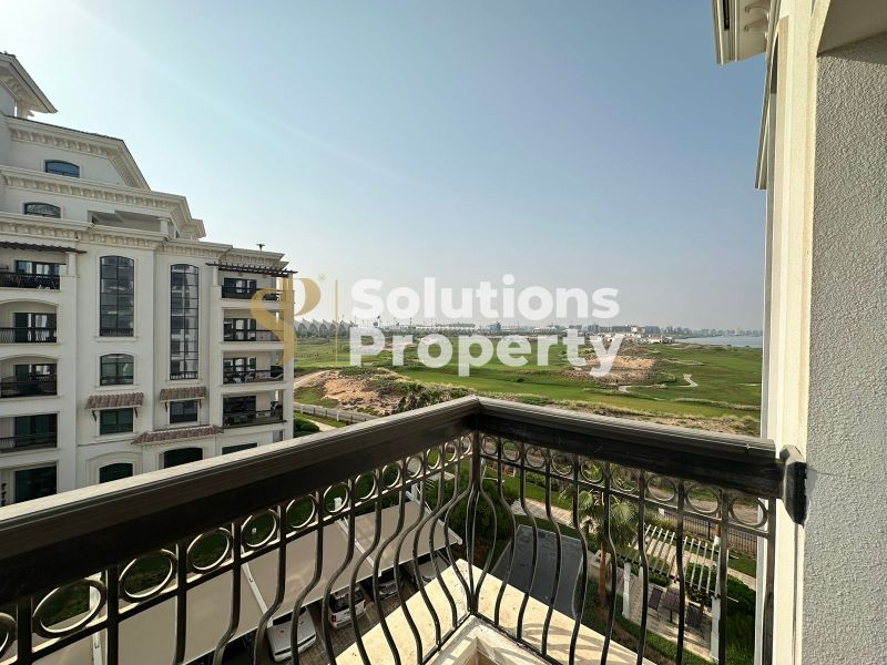 Amazing Golf View | Furnished Studio | Balcony