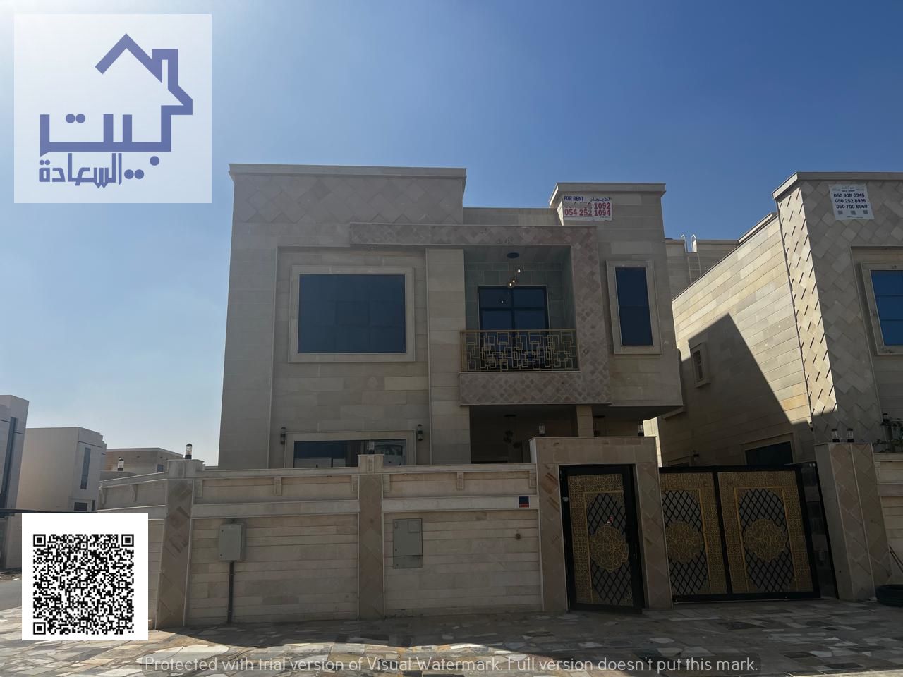 Villa for Rent in Al Zahiyah – Ajman | Corner | Modern Design | 6 Bedrooms + Roof | Prime Location