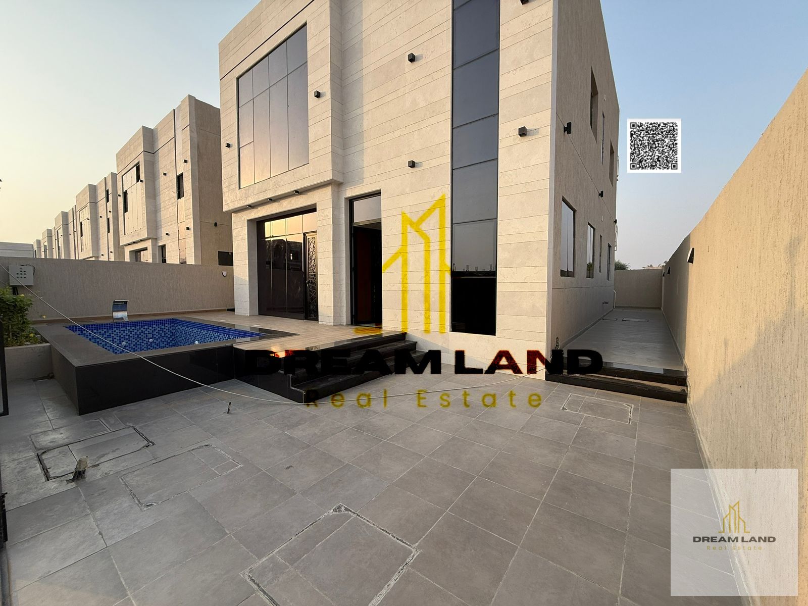 Including registration fees, Amazing villa with swimming pool consists of 4 master bedrooms with built in wardrobes, now for sale in a good price,