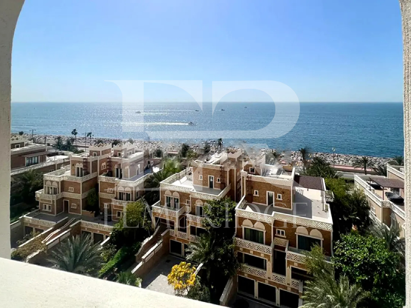 Spacious Fully Furnished Apartment 3BR + Maid with Stunning Full Sea View