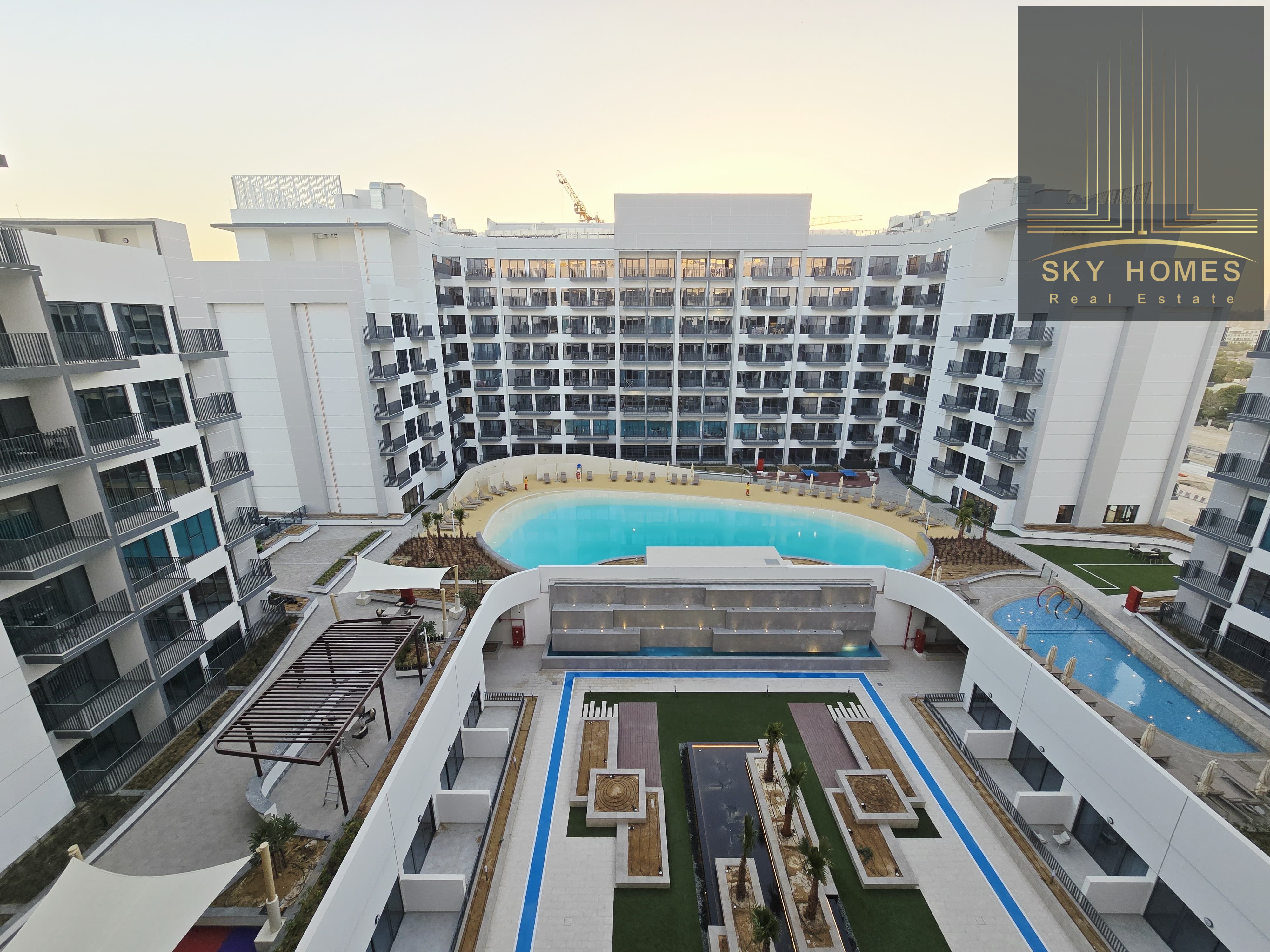 Brand New Chiller pool view studio Apartment Available for rent 50k