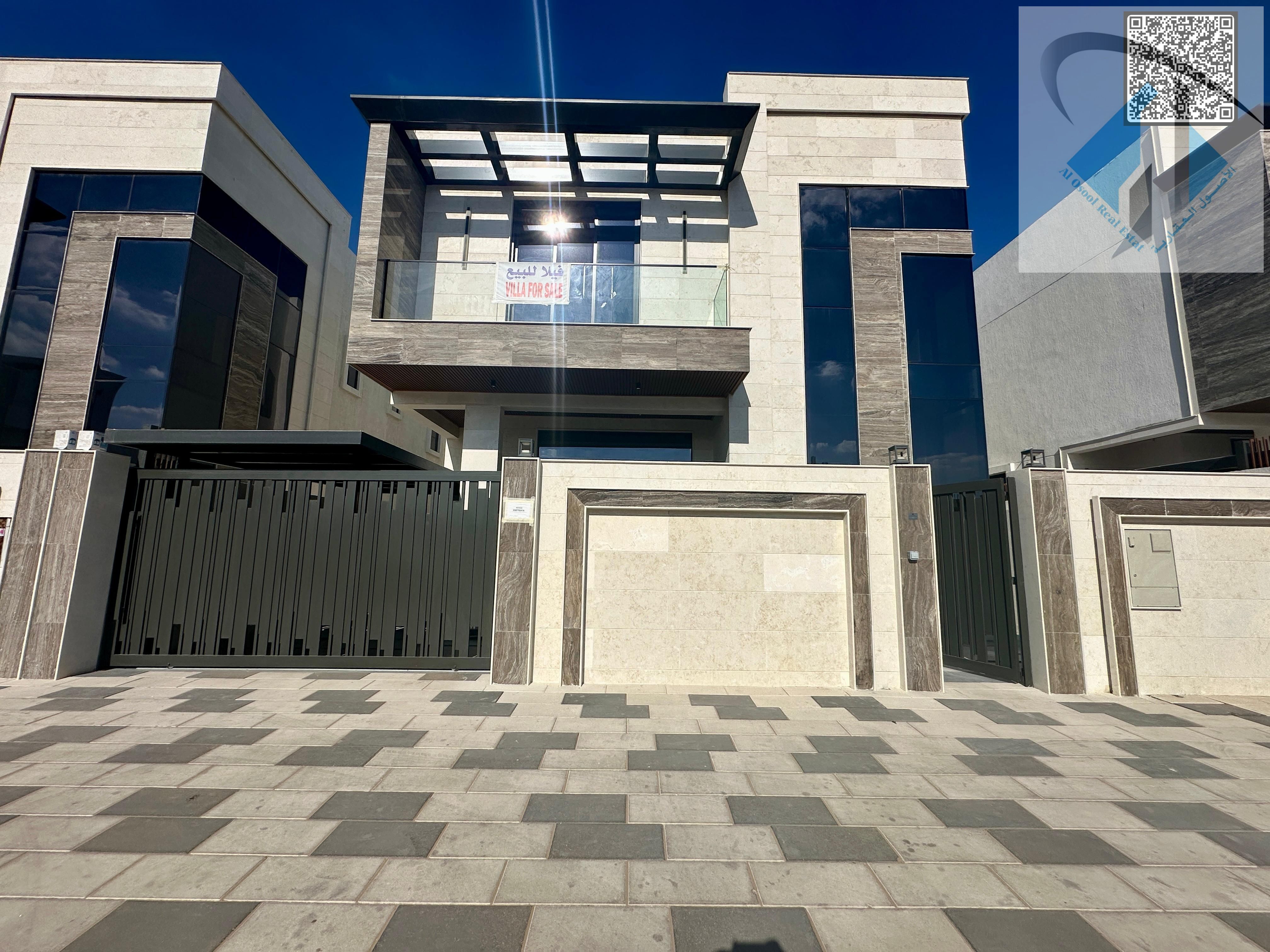 Luxury villa for sale in Ajman, Al Bahia area
