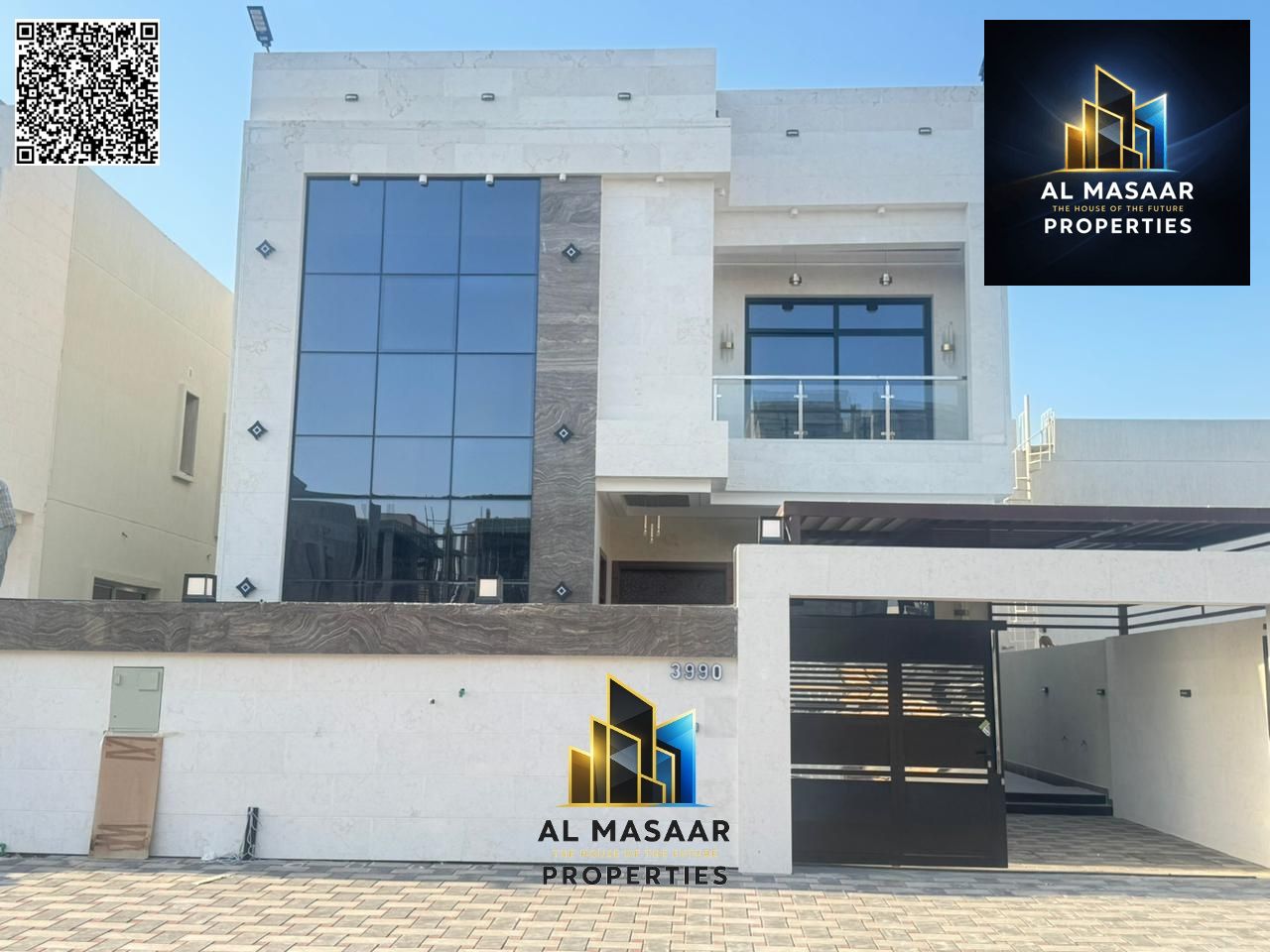 Villa in Al-Haliyo 2 area, excellent finishing, close to all services, large area, spacious interior layouts, freehold ownership for all nationalities