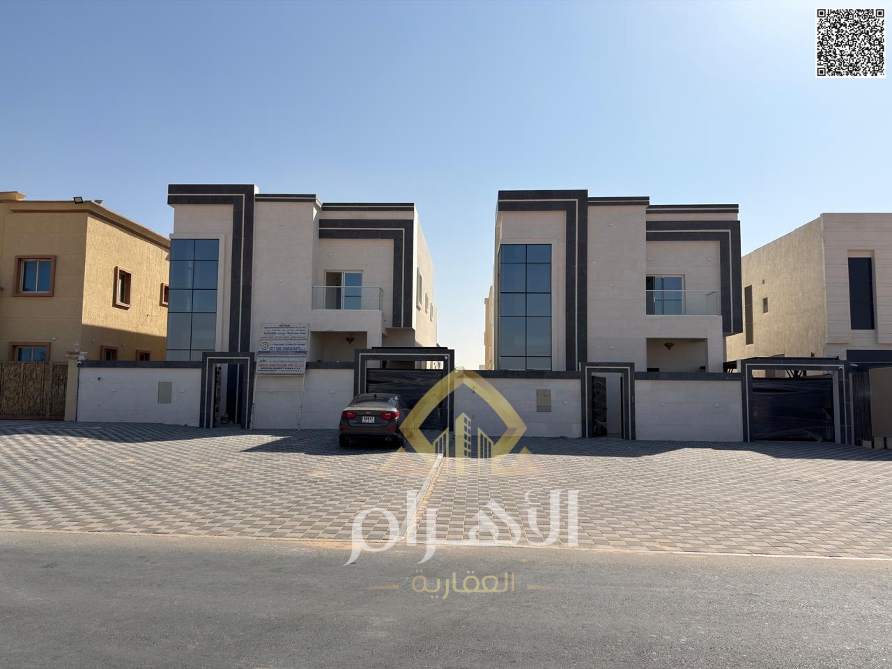 Luxury villa in **Al Zahia - Ajman**, ready for immediate occupancy, featuring high-end finishes and spacious living areas. **Freehold ownership for a